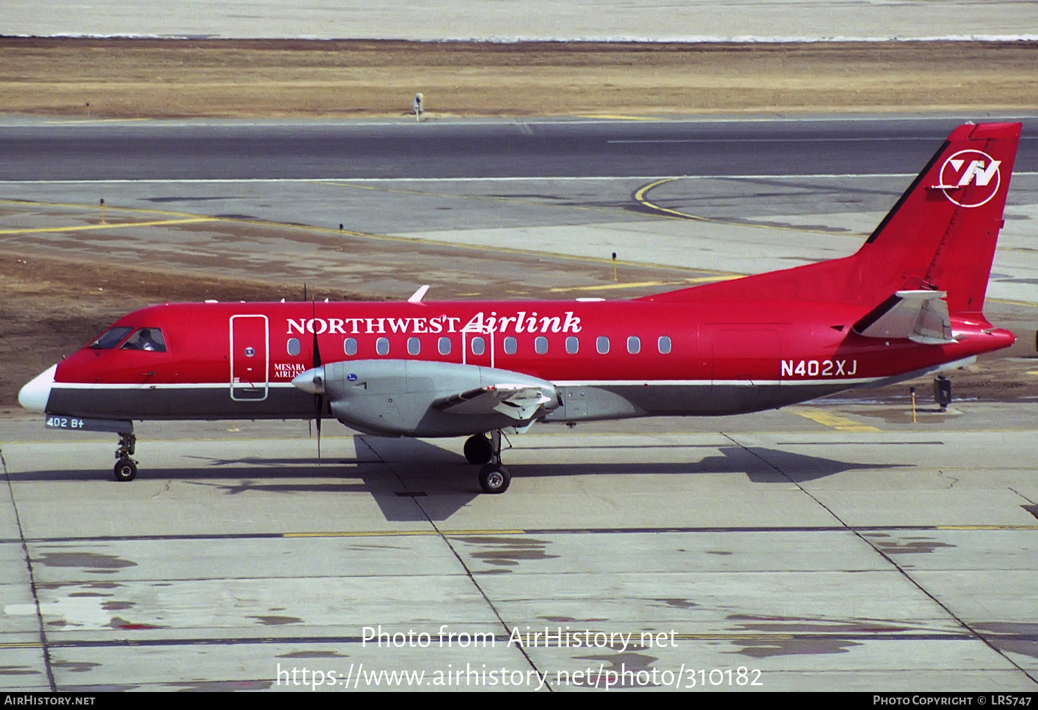 Aircraft Photo of N402XJ | Saab 340B/Plus | Northwest Airlink | AirHistory.net #310182