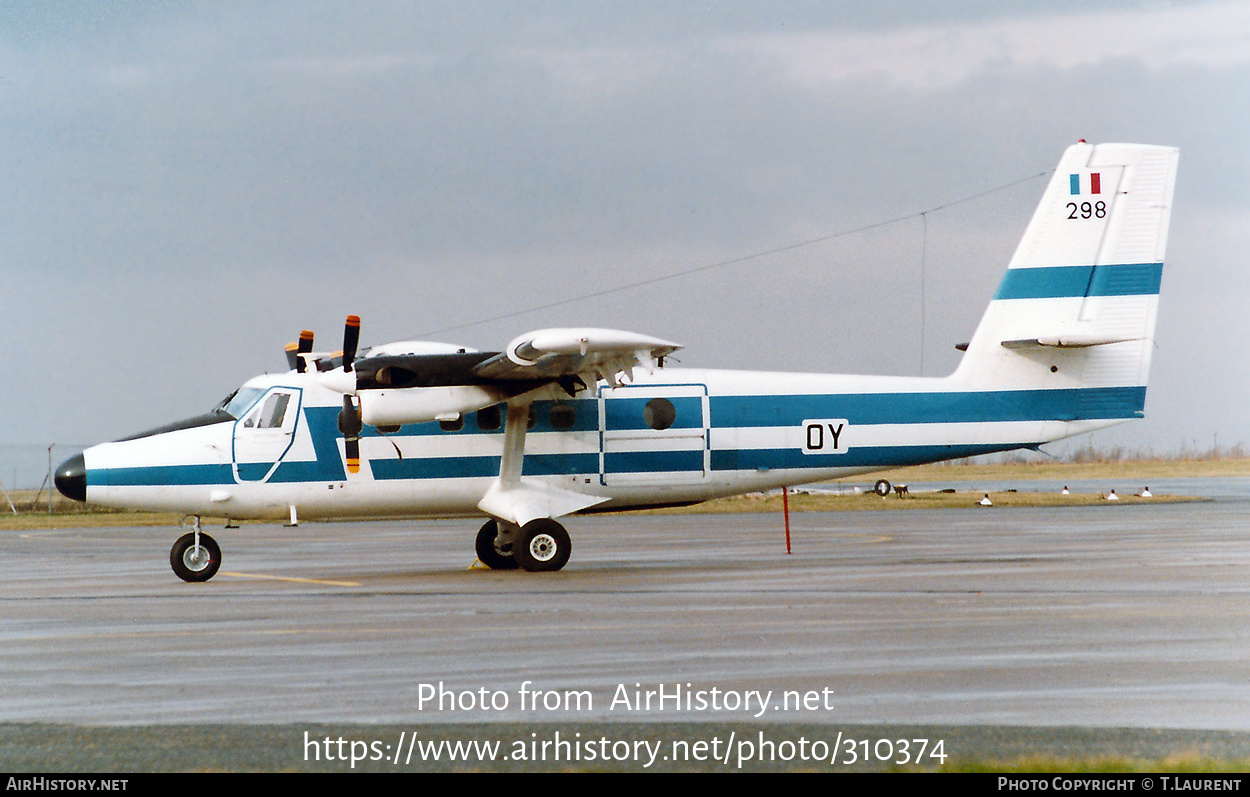 Aircraft Photo of 298 | De Havilland Canada DHC-6-300 Twin Otter | France - Air Force | AirHistory.net #310374