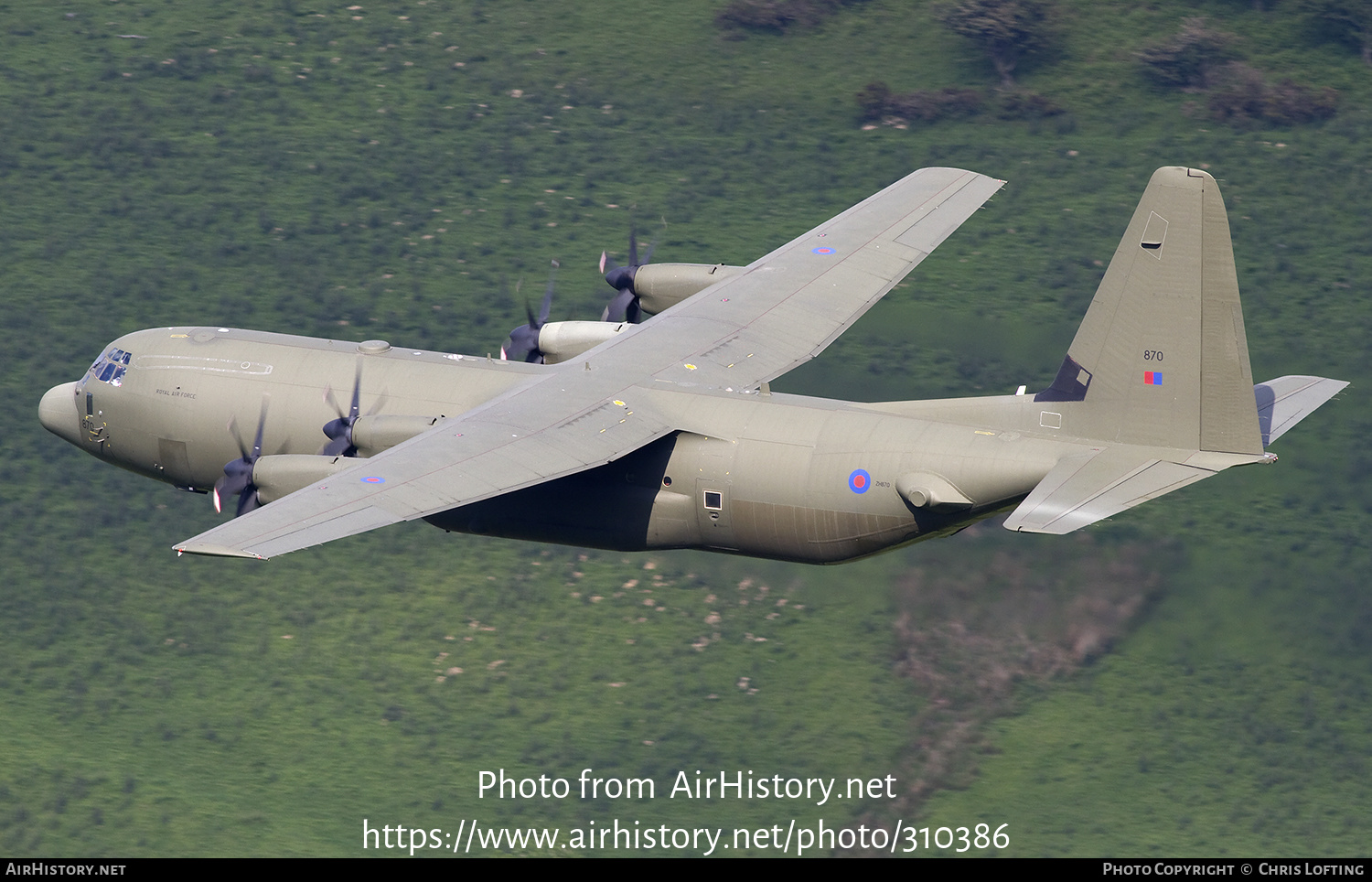 Aircraft Photo of ZH870 | Lockheed Martin C-130J-30 Hercules C4 | UK - Air Force | AirHistory.net #310386