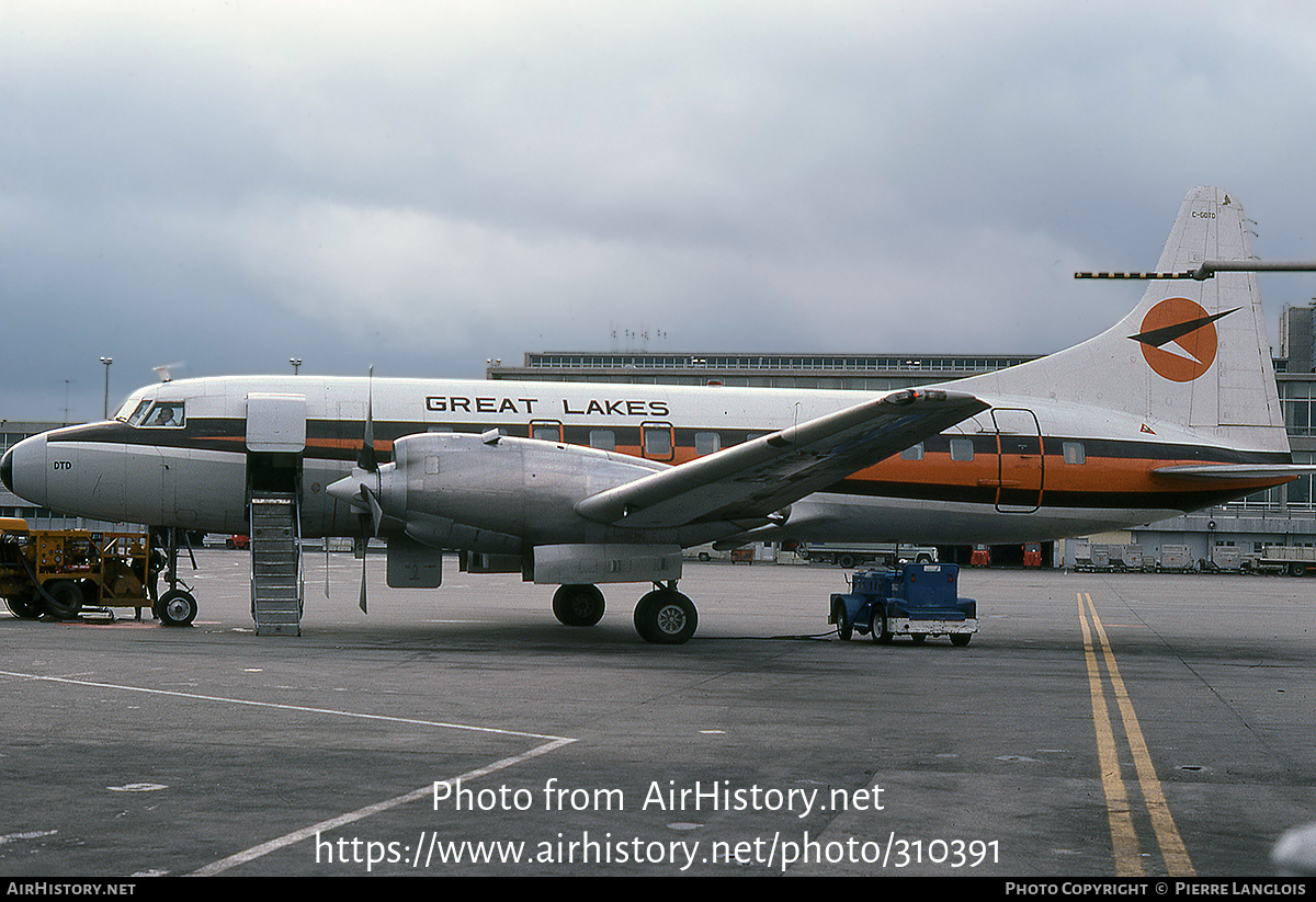 Aircraft Photo of C-GDTD | Convair 580 | Great Lakes Airlines | AirHistory.net #310391