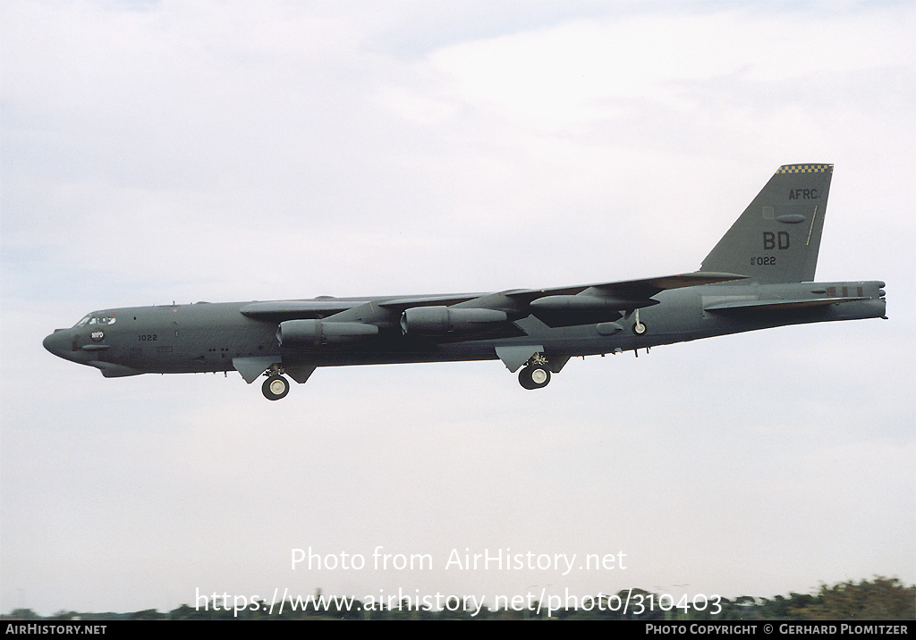 Aircraft Photo of 61-0022 | Boeing B-52H Stratofortress | USA - Air Force | AirHistory.net #310403