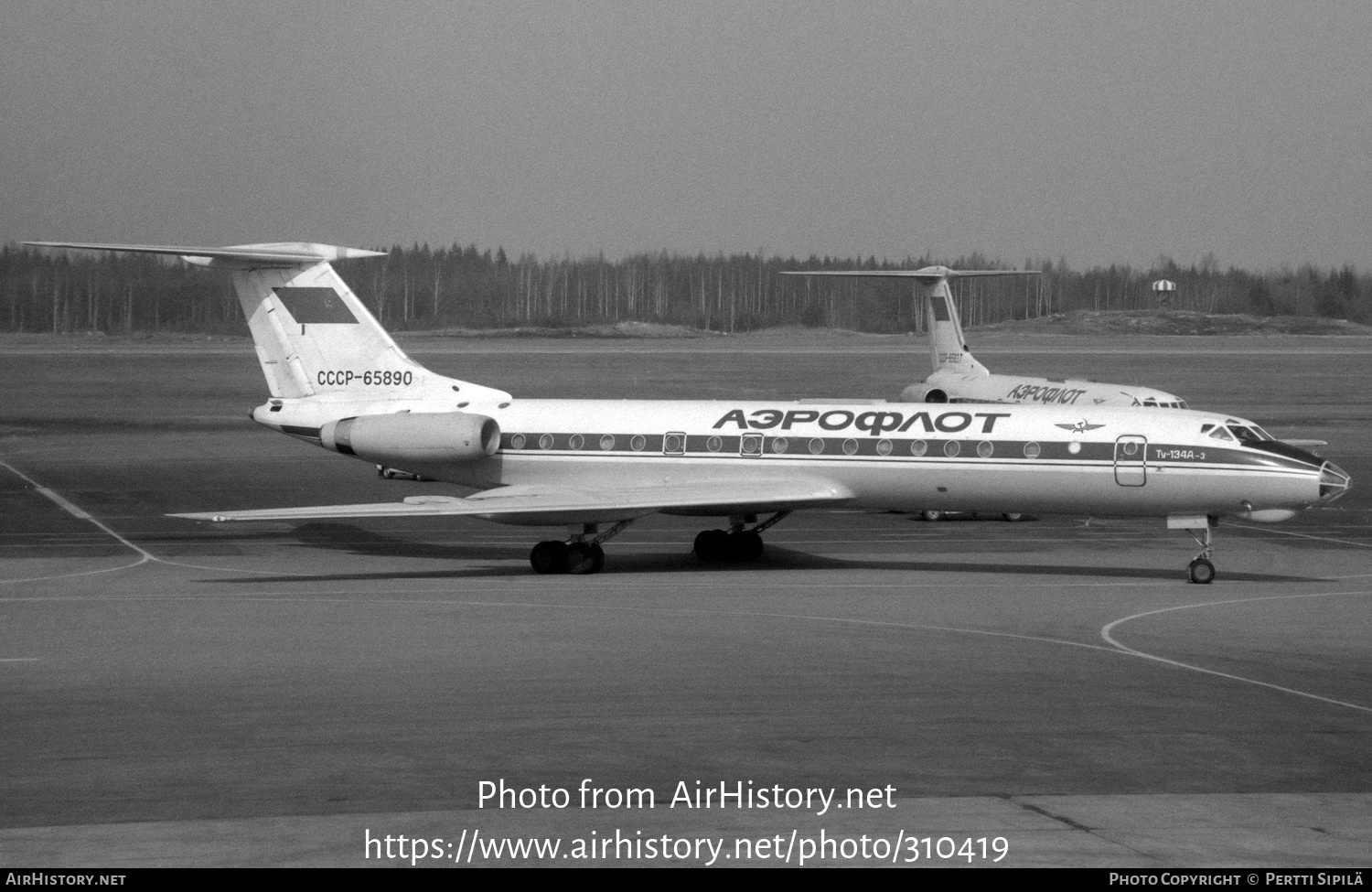 Aircraft Photo of CCCP-65890 | Tupolev Tu-134A-3 | Aeroflot | AirHistory.net #310419