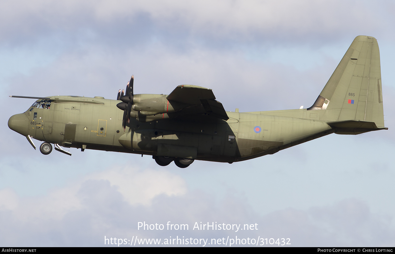 Aircraft Photo of ZH885 | Lockheed Martin C-130J Hercules C5 | UK - Air Force | AirHistory.net #310432