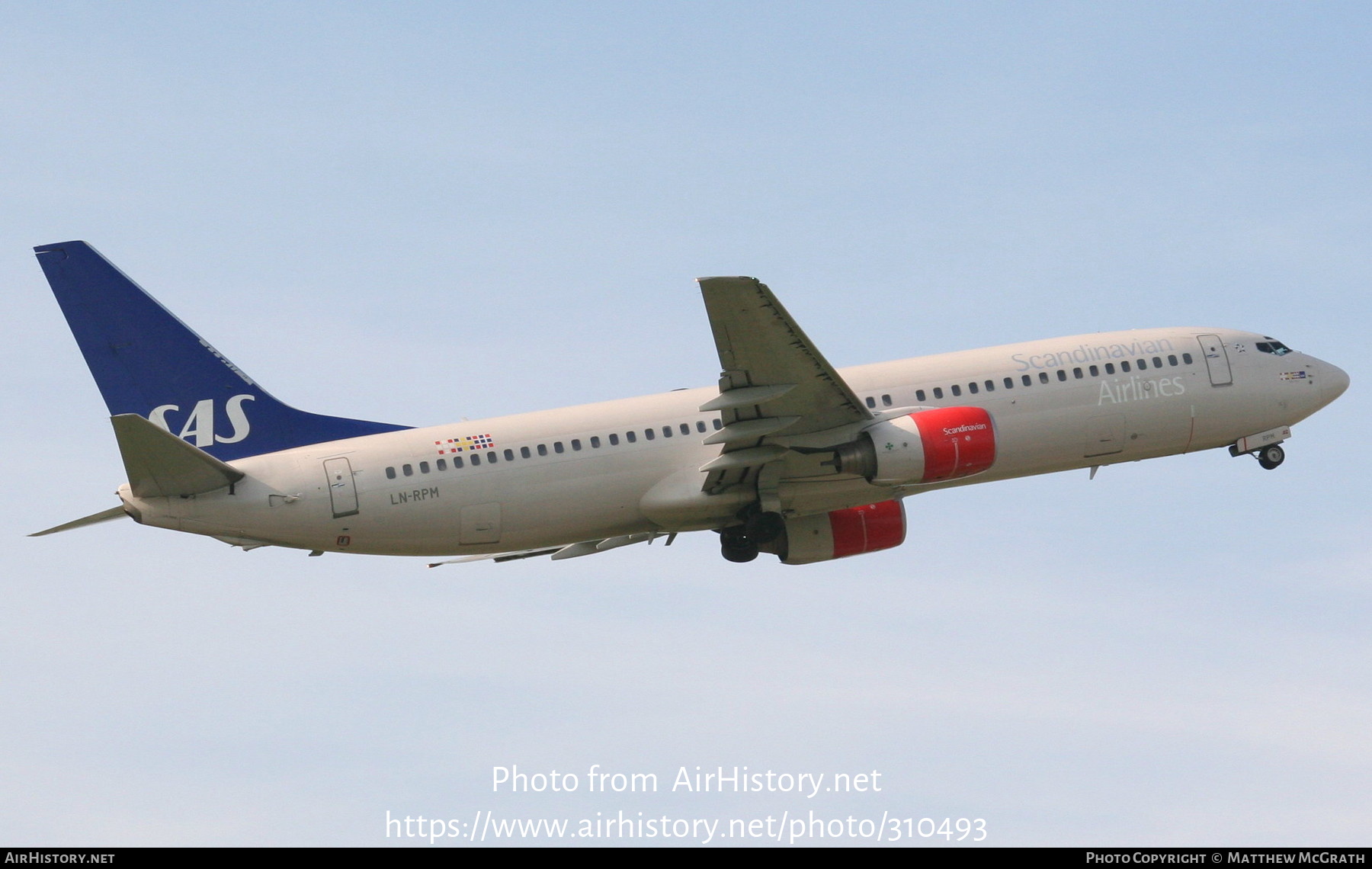 Aircraft Photo of LN-RPM | Boeing 737-883 | Scandinavian Airlines - SAS | AirHistory.net #310493