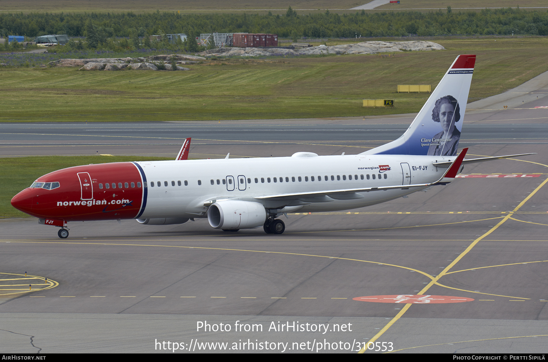 Aircraft Photo of EI-FJY | Boeing 737-8JP | Norwegian | AirHistory.net #310553