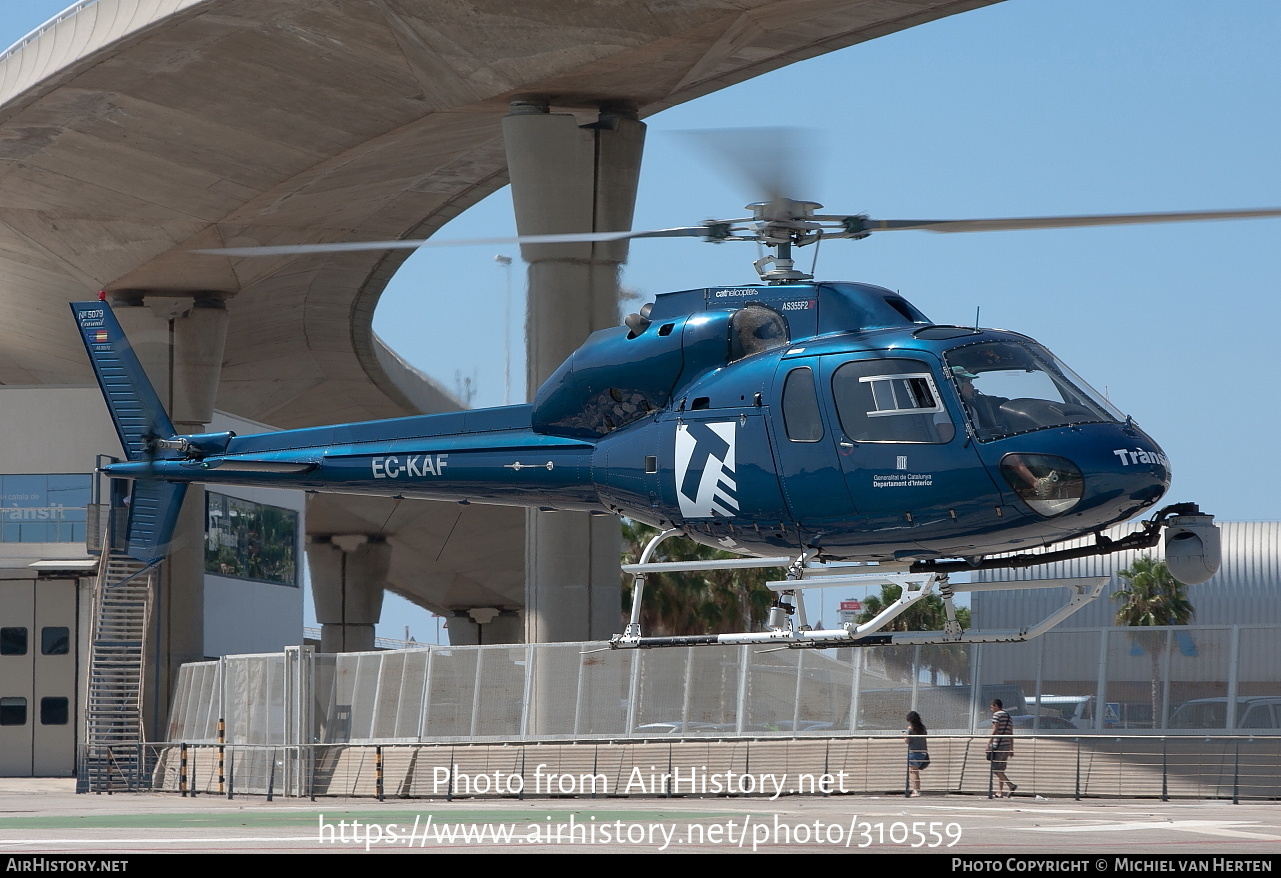 Aircraft Photo of EC-KAF | Aerospatiale AS-355F-2 Ecureuil 2 | Cat Helicopters | AirHistory.net #310559