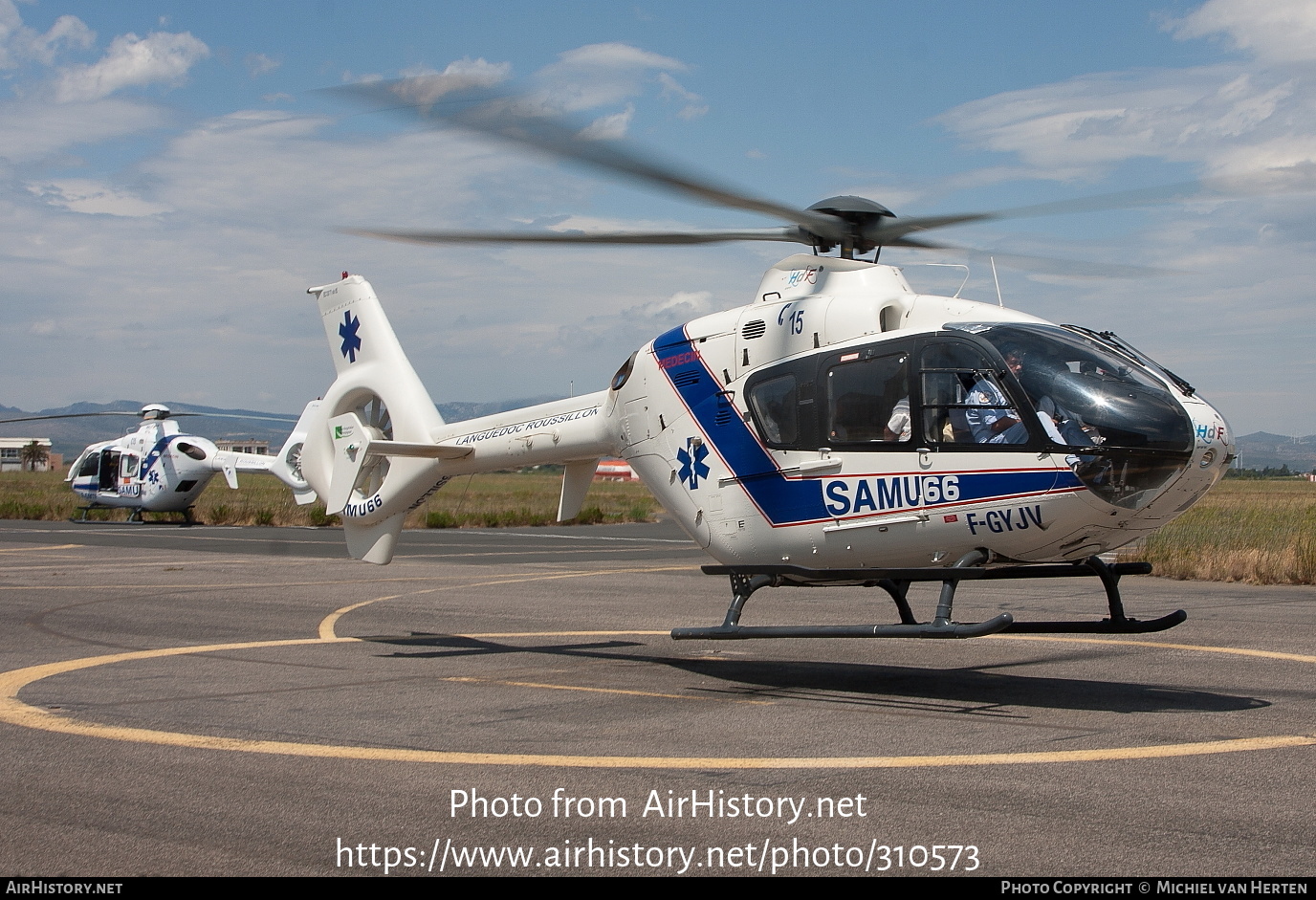 Aircraft Photo of F-GYJV | Eurocopter EC-135T-1 | SAMU - Service d'Aide Médicale Urgente | AirHistory.net #310573