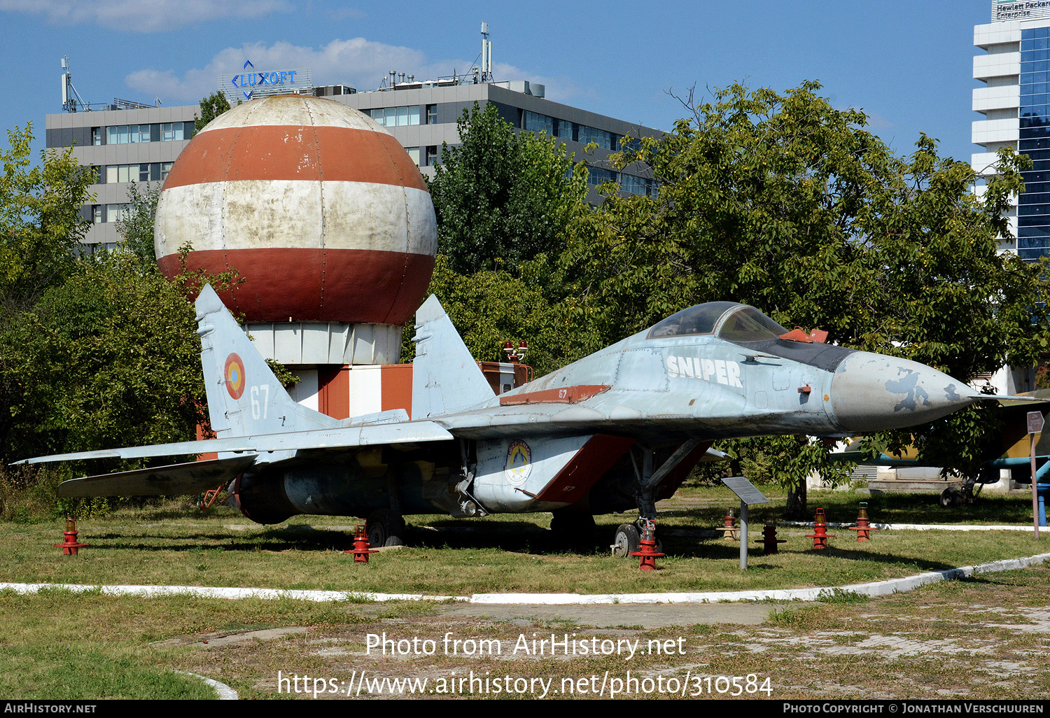 Aircraft Photo of 67 | Mikoyan-Gurevich MiG-29A (9-12A) | Romania - Air Force | AirHistory.net #310584