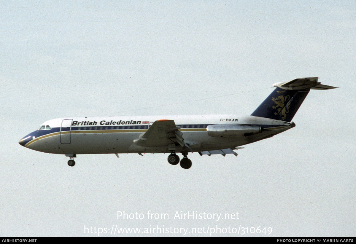 Aircraft Photo of G-BKAW | BAC 111-320AZ One-Eleven | British Caledonian Airways | AirHistory.net #310649