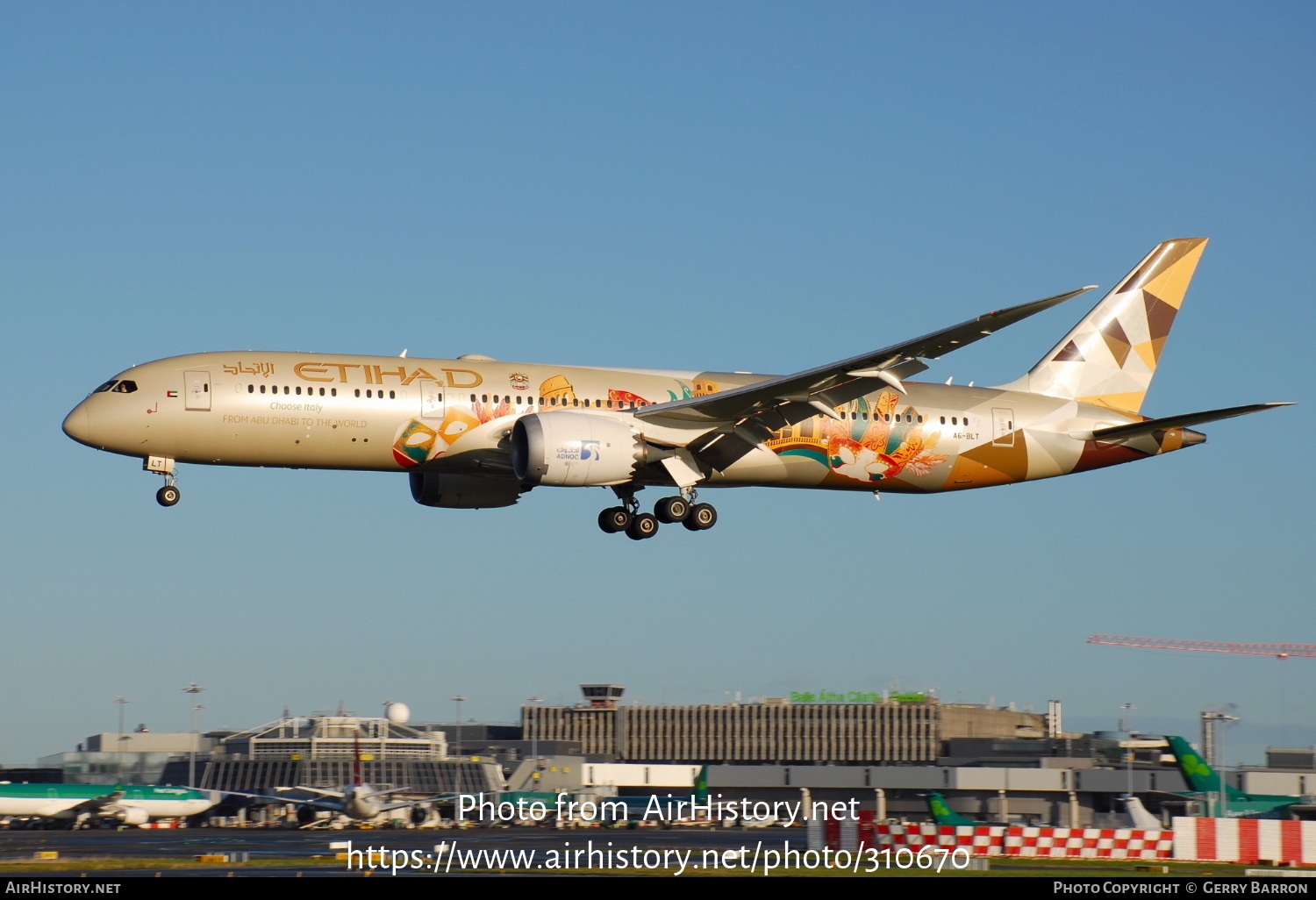 Aircraft Photo of A6-BLT | Boeing 787-9 Dreamliner | Etihad Airways | AirHistory.net #310670