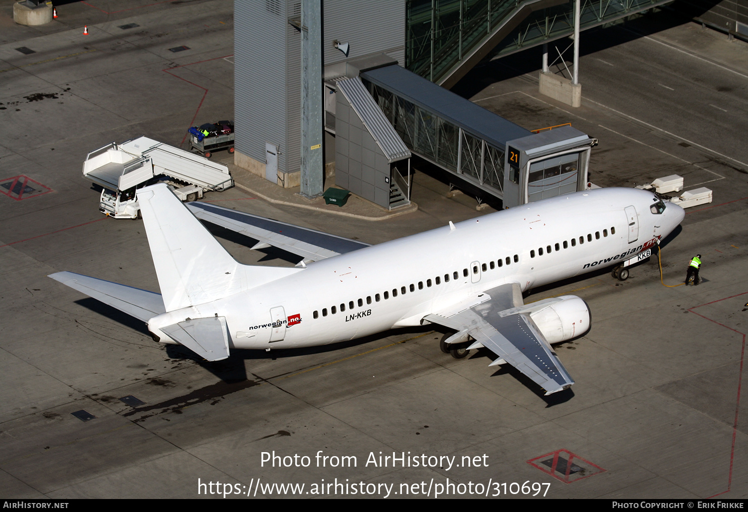 Aircraft Photo of LN-KKB | Boeing 737-33A | Norwegian | AirHistory.net #310697