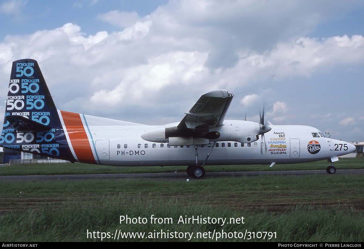 Aircraft Photo of PH-DMO | Fokker 50 | Fokker | AirHistory.net #310791