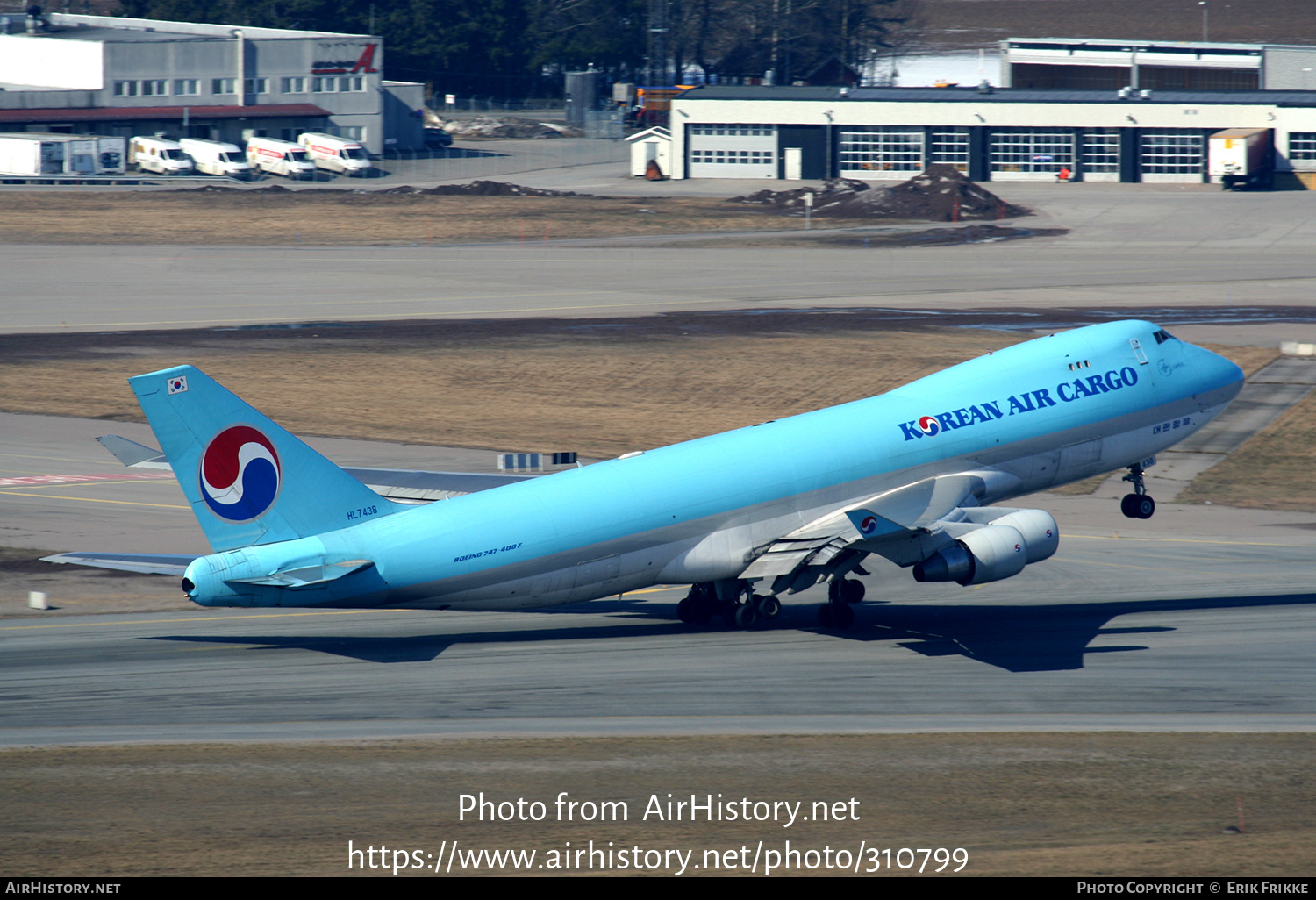 Aircraft Photo of HL7438 | Boeing 747-4B5F/ER/SCD | Korean Air Cargo | AirHistory.net #310799