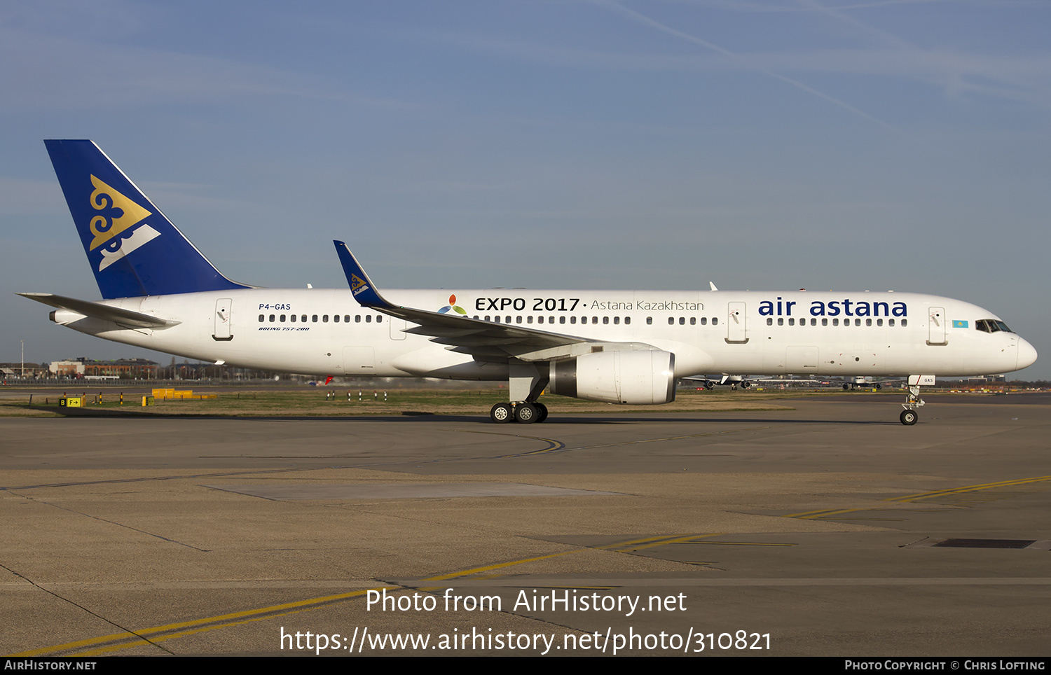 Aircraft Photo of P4-GAS | Boeing 757-2G5 | Air Astana | AirHistory.net #310821