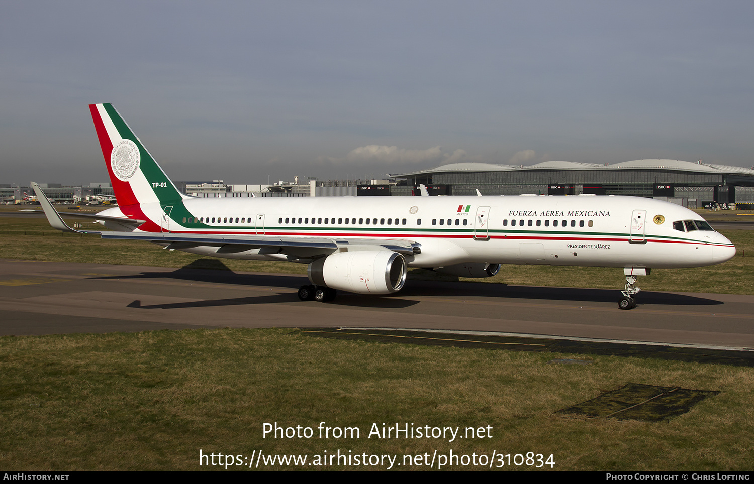 Aircraft Photo of XC-UJM / TP-01 | Boeing 757-225 | Mexico - Air Force | AirHistory.net #310834