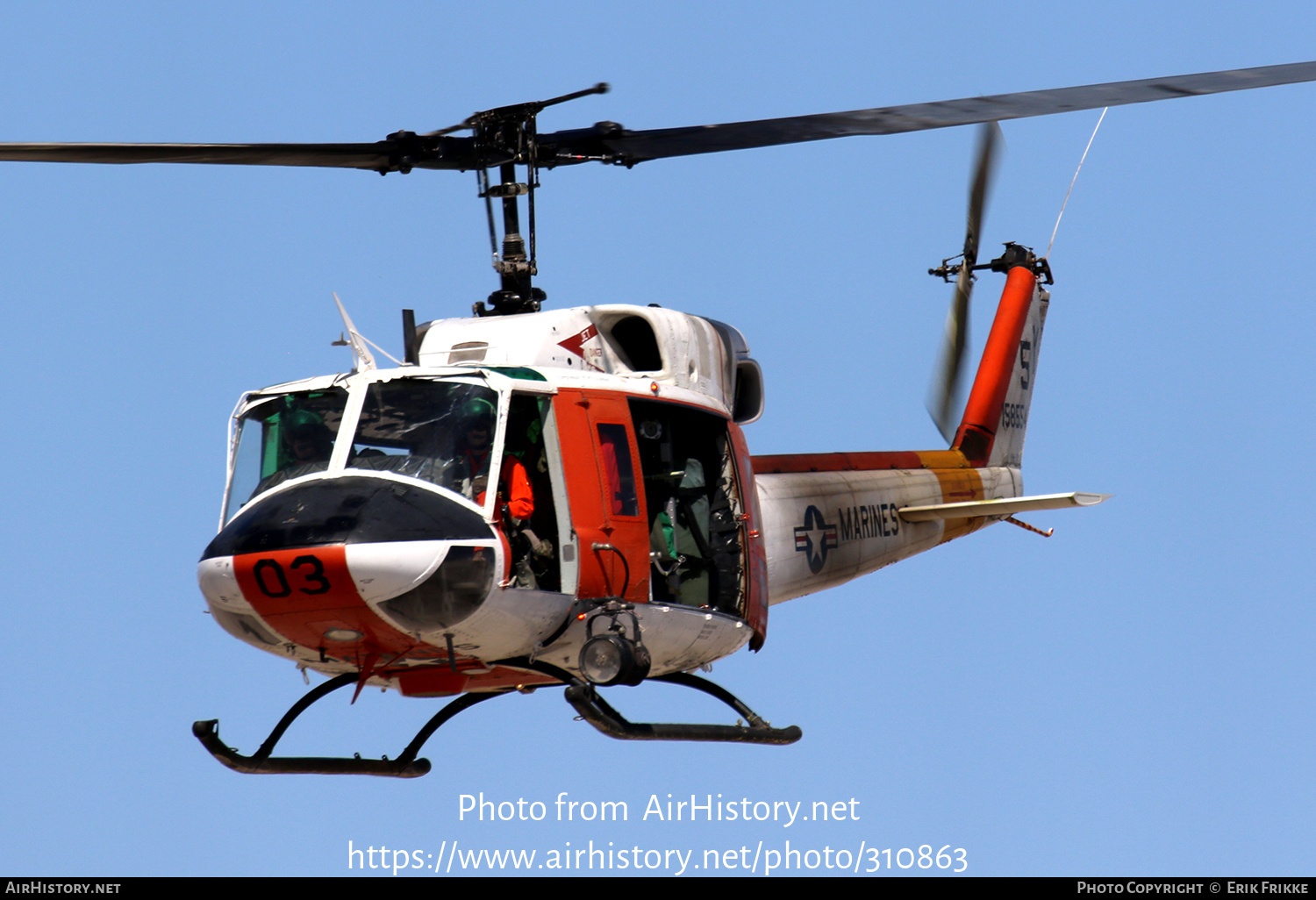 Aircraft Photo of 158554 | Bell HH-1N Iroquois | USA - Marines | AirHistory.net #310863