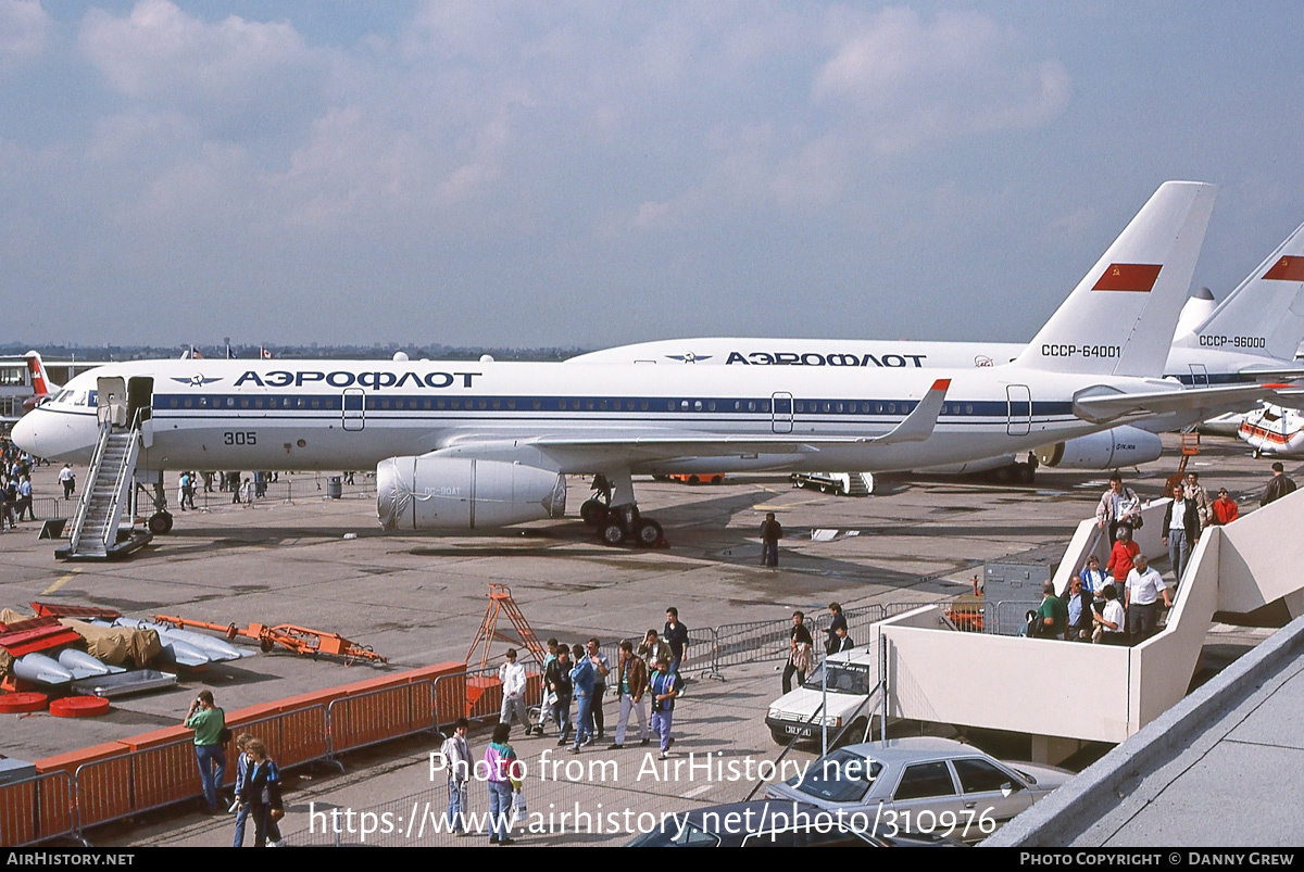 Aircraft Photo of CCCP-64001 | Tupolev Tu-204-300 | Aeroflot | AirHistory.net #310976