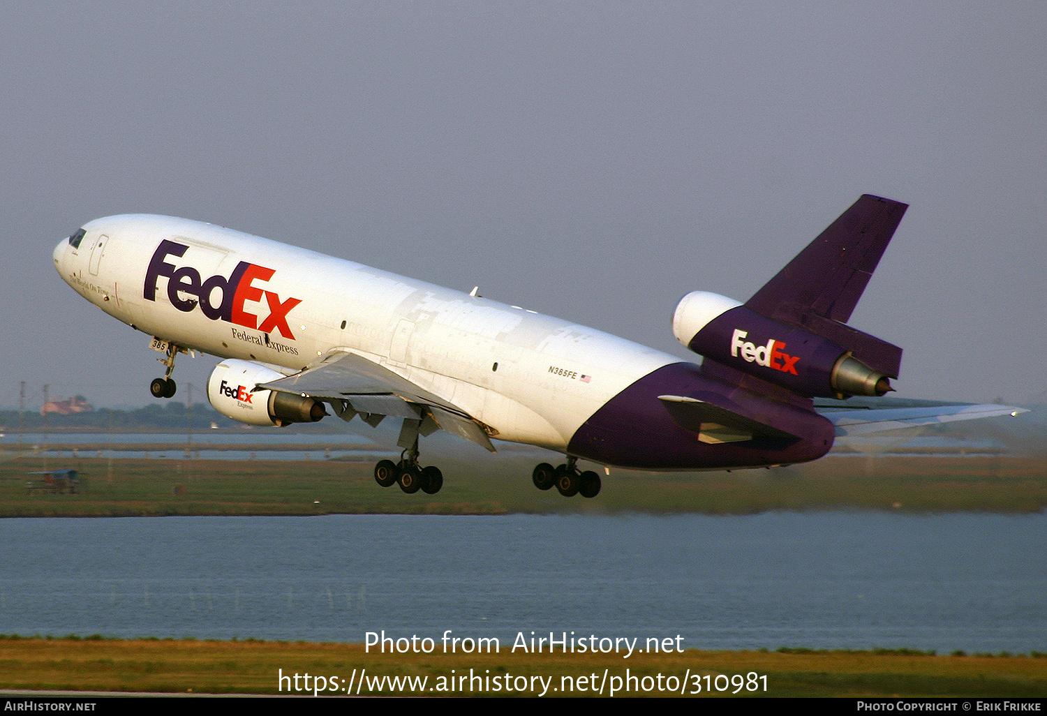 Aircraft Photo of N385FE | McDonnell Douglas DC-10-10 | Fedex - Federal Express | AirHistory.net #310981