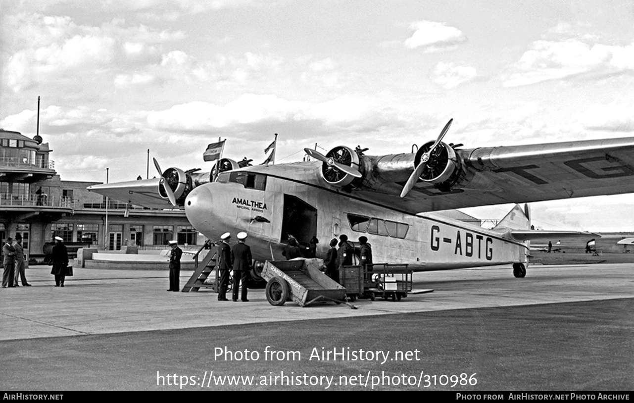 Aircraft Photo of G-ABTG | Armstrong Whitworth AW.15 Atalanta | Imperial Airways | AirHistory.net #310986