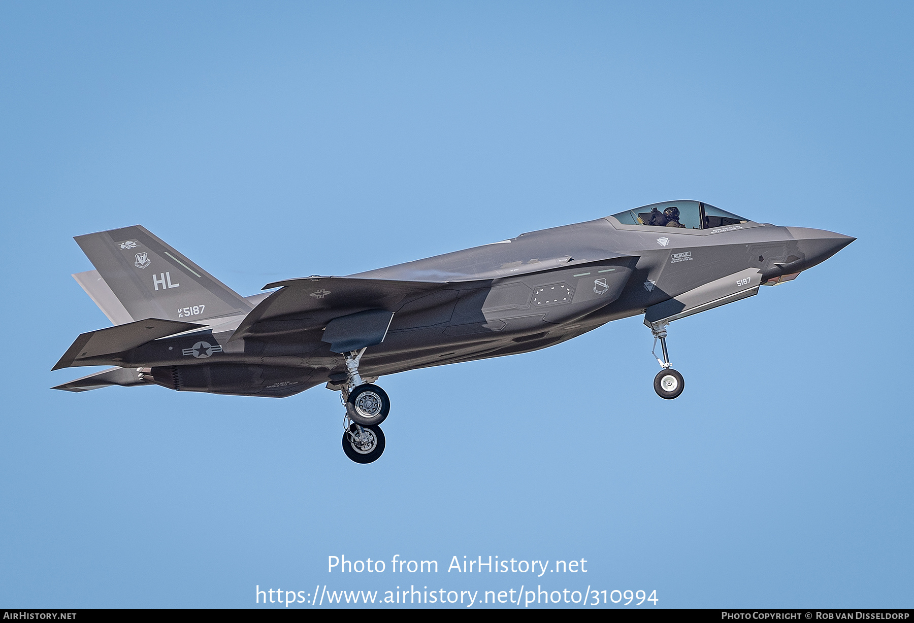 Aircraft Photo of 15-5187 / AF15-5187 | Lockheed Martin F-35A Lightning ...