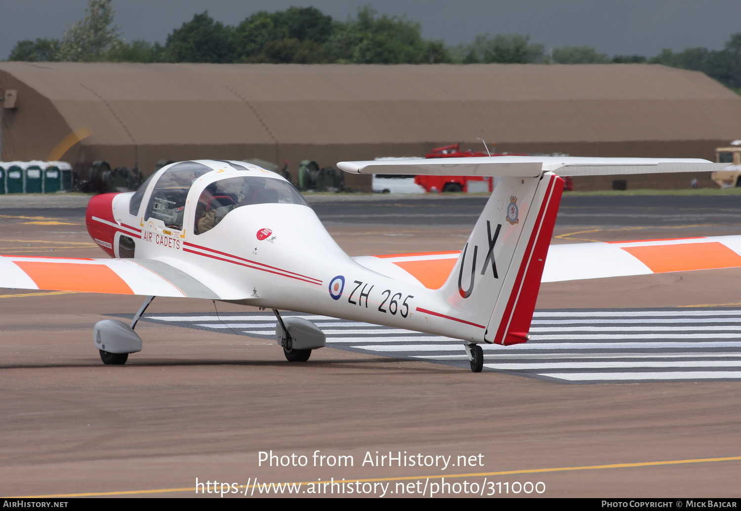 Aircraft Photo of ZH265 | Grob G-109B Vigilant T1 | UK - Air Force ...