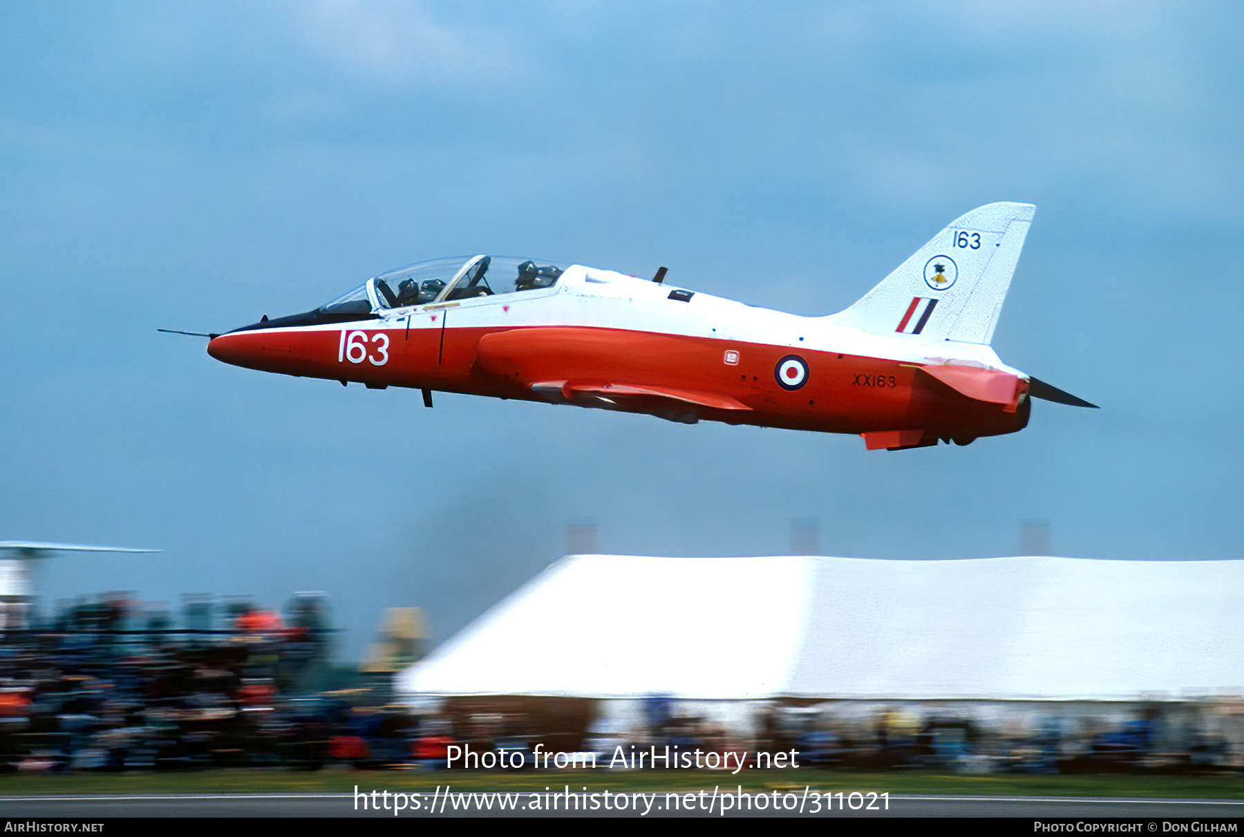 Aircraft Photo of XX163 | Hawker Siddeley Hawk T1 | UK - Air Force | AirHistory.net #311021