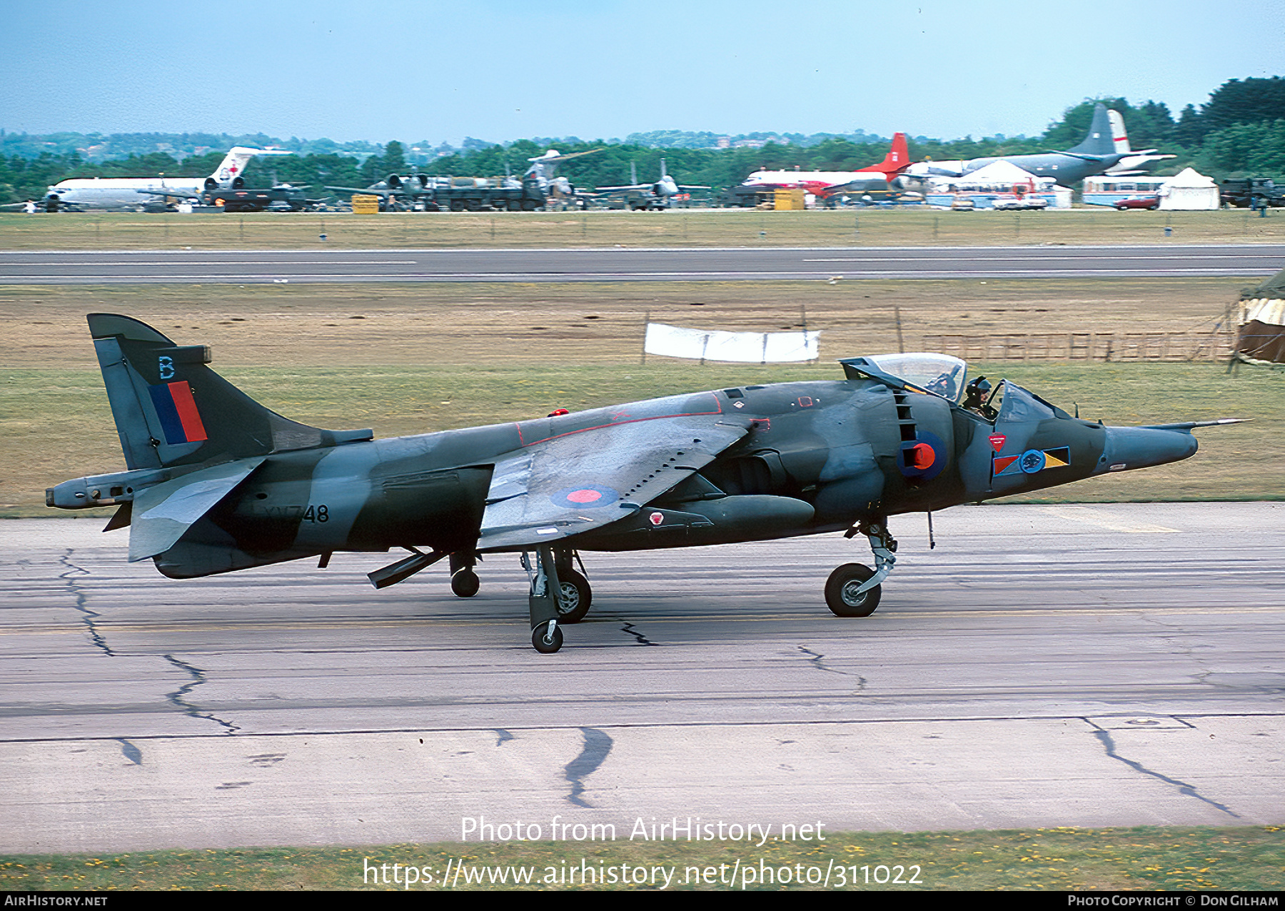 Aircraft Photo of XV748 | Hawker Siddeley Harrier GR3 | UK - Air Force | AirHistory.net #311022