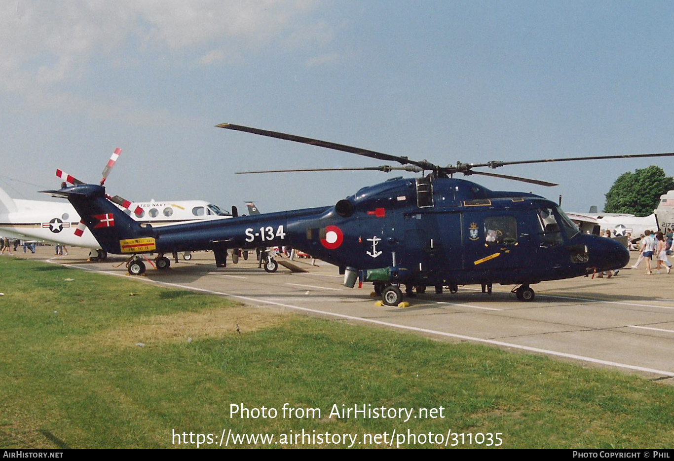 Aircraft Photo of S-134 | Westland WG-13 Lynx Mk80 | Denmark - Navy | AirHistory.net #311035