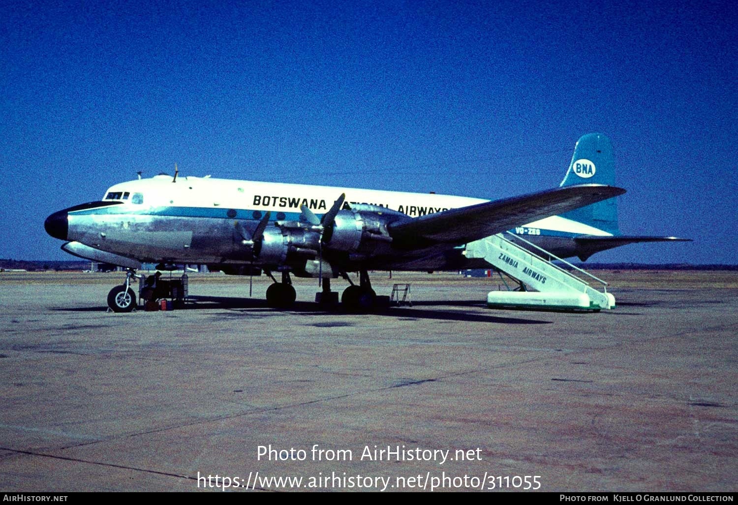 Aircraft Photo of VQ-ZEG | Douglas C-54A Skymaster | Botswana National Airways | AirHistory.net #311055