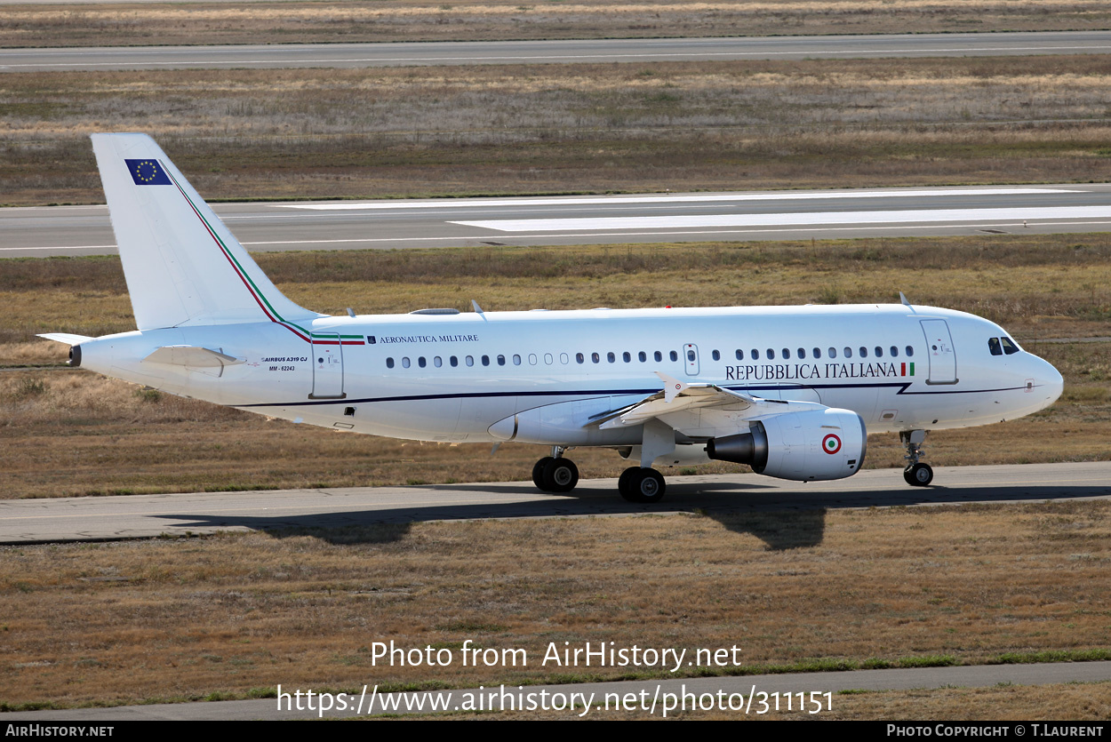 Aircraft Photo of MM62243 | Airbus ACJ319 (A319-115/CJ) | Italy - Air Force | AirHistory.net #311151