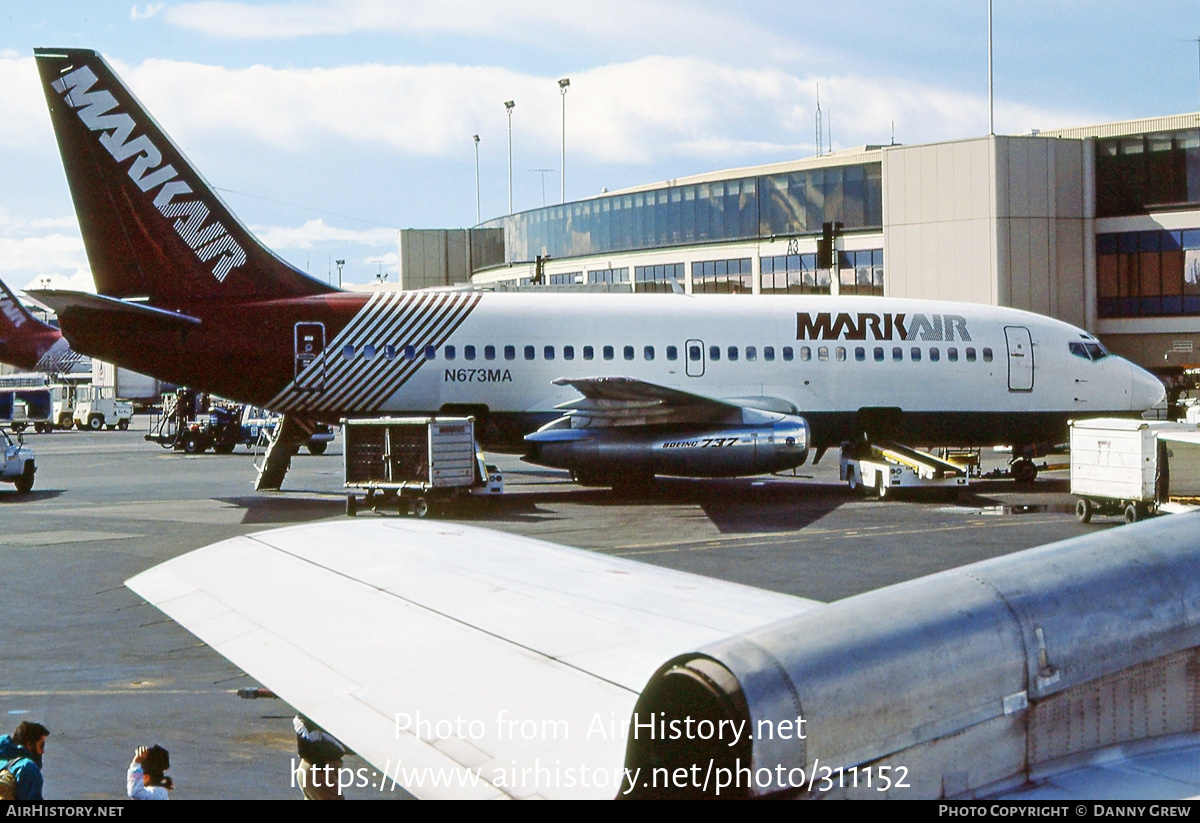 Aircraft Photo of N673MA | Boeing 737-2X6C/Adv | MarkAir | AirHistory.net #311152