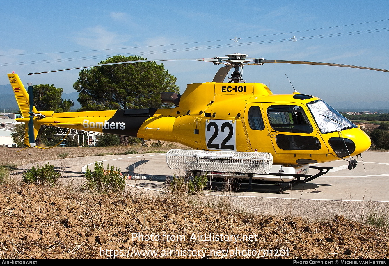 Aircraft Photo of EC-IOI | Aerospatiale AS-350B-3 Ecureuil | AirHistory.net #311201