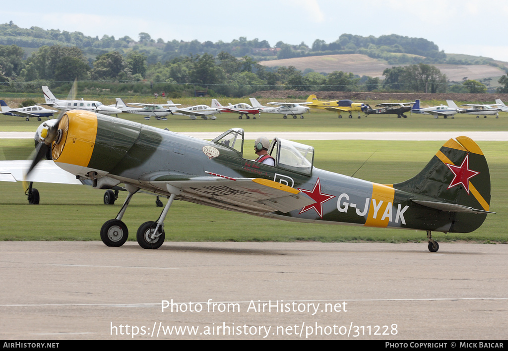 Aircraft Photo of G-JYAK | Yakovlev Yak-50 | Soviet Union - Air Force | AirHistory.net #311228