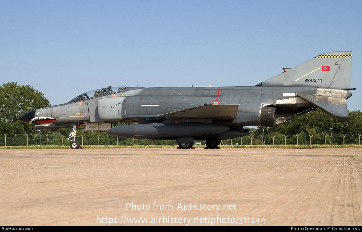 Aircraft Photo of 68-0374 | McDonnell Douglas F-4E Phantom II | Turkey - Air Force | AirHistory.net #311244