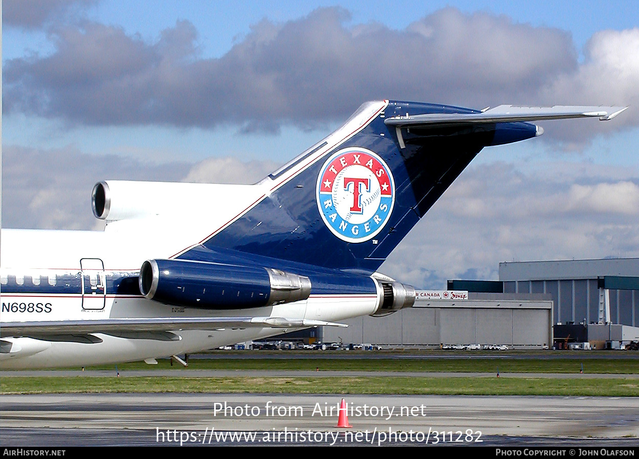 Aircraft Photo of N698SS | Boeing 727-223/Adv | Texas Rangers | AirHistory.net #311282