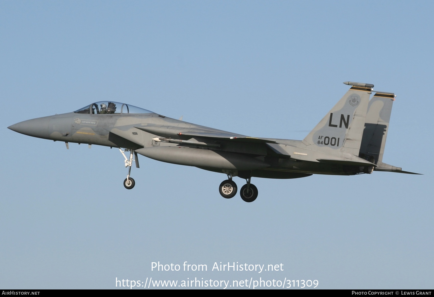 Aircraft Photo of 84-0001 / AF84-001 | McDonnell Douglas F-15C Eagle | USA - Air Force | AirHistory.net #311309