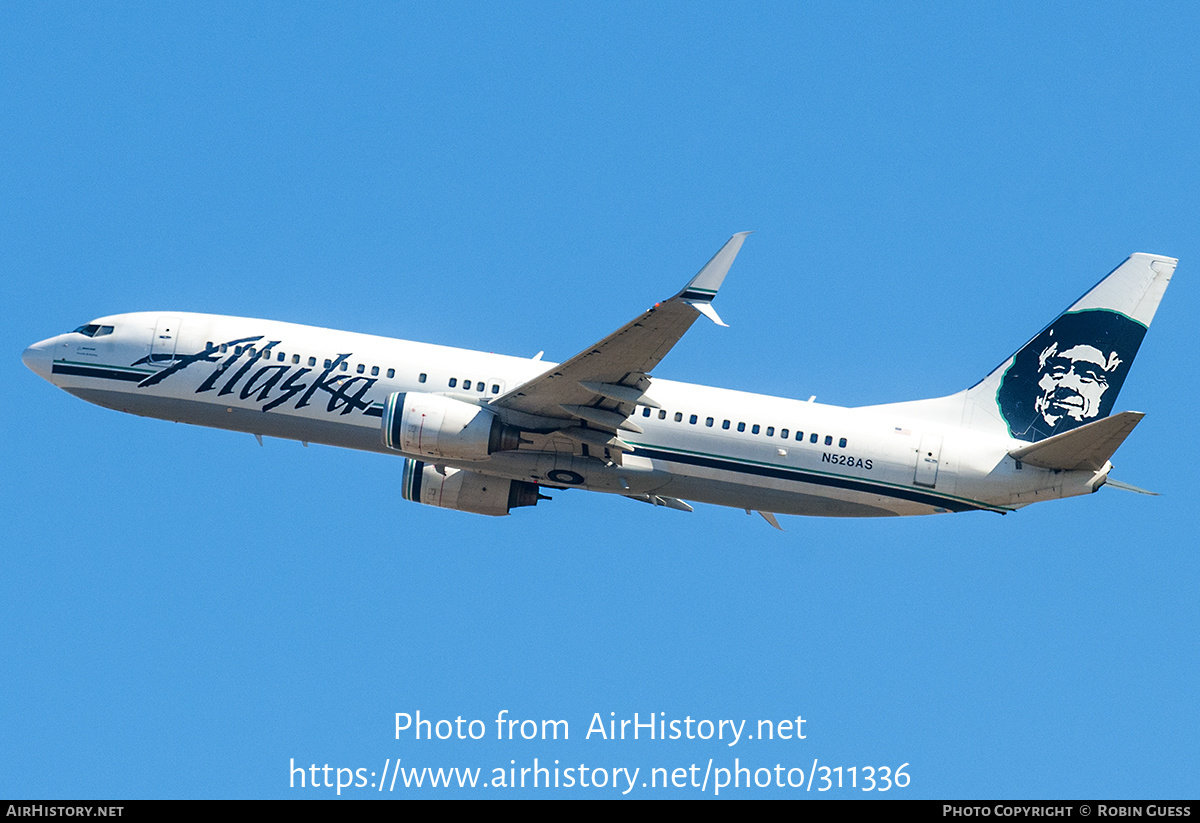 Aircraft Photo of N528AS | Boeing 737-890 | Alaska Airlines | AirHistory.net #311336