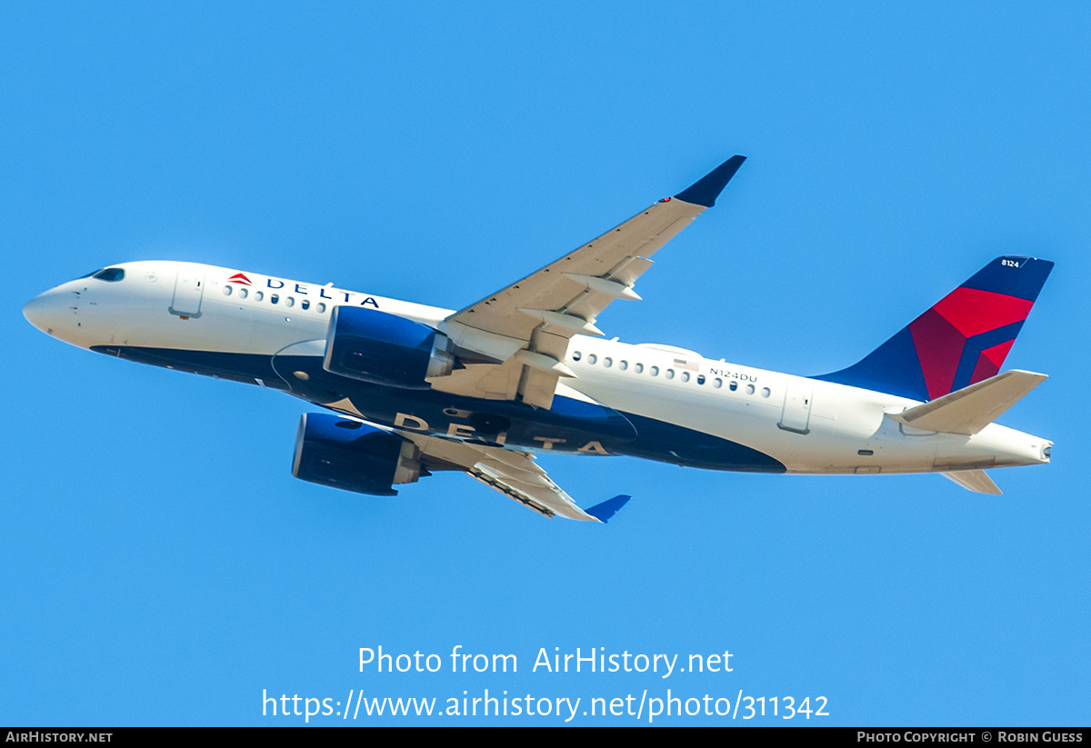 Aircraft Photo of N124DU | Airbus A220-171 (BD-500-1A10) | Delta Air Lines | AirHistory.net #311342