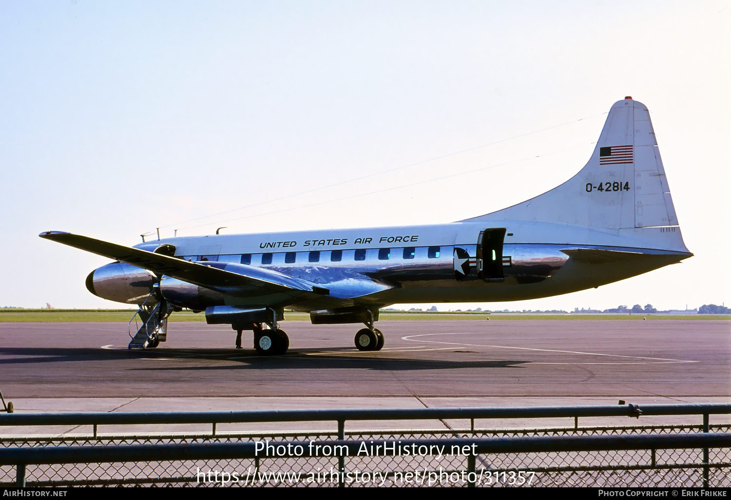 Aircraft Photo of 54-2814 / 0-42814 | Convair C-131D | USA - Air Force | AirHistory.net #311357