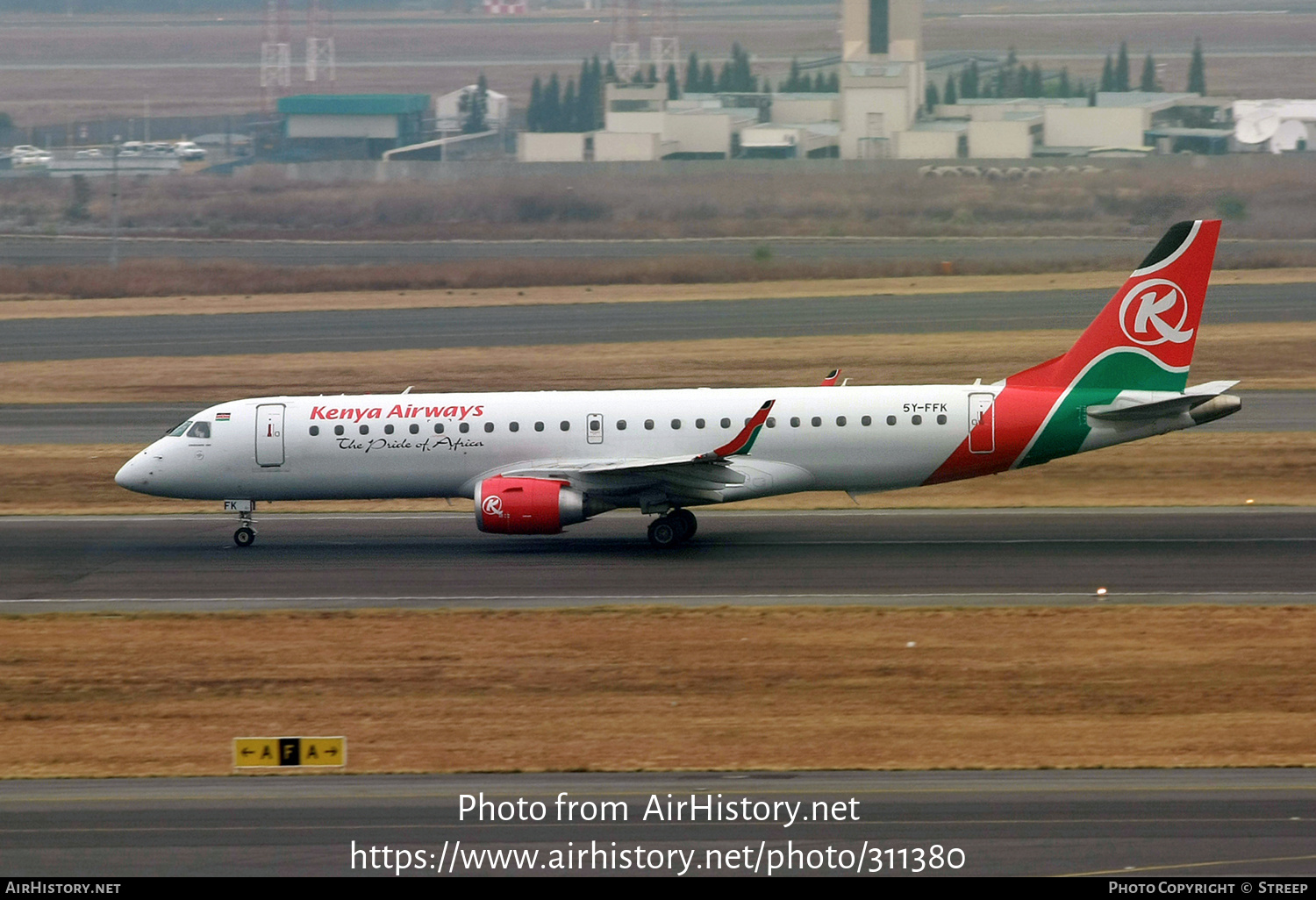 Aircraft Photo of 5Y-FFK | Embraer 190AR (ERJ-190-100IGW) | Kenya Airways | AirHistory.net #311380