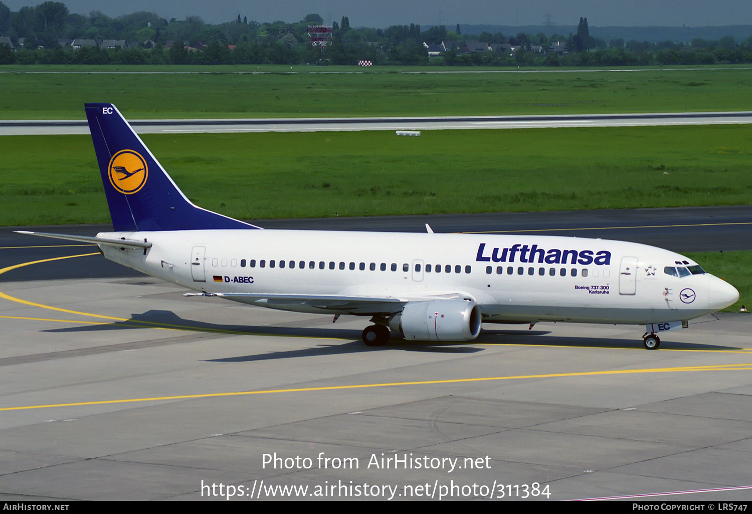 Aircraft Photo of D-ABEC | Boeing 737-330 | Lufthansa | AirHistory.net #311384