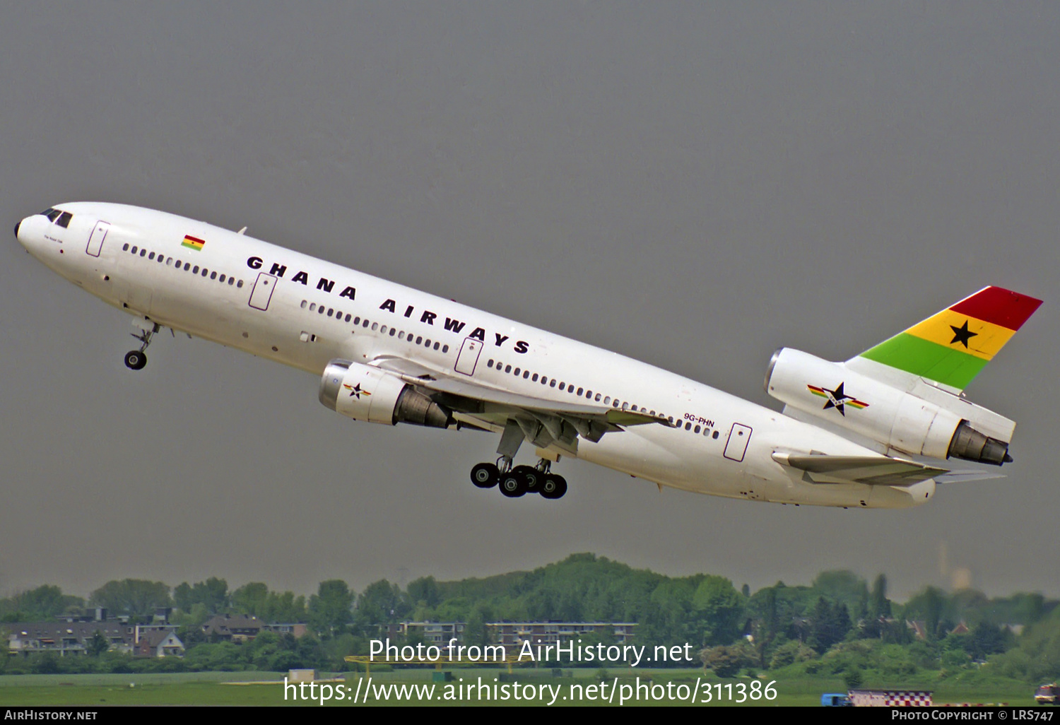 Aircraft Photo of 9G-PHN | McDonnell Douglas DC-10-30 | Ghana Airways | AirHistory.net #311386