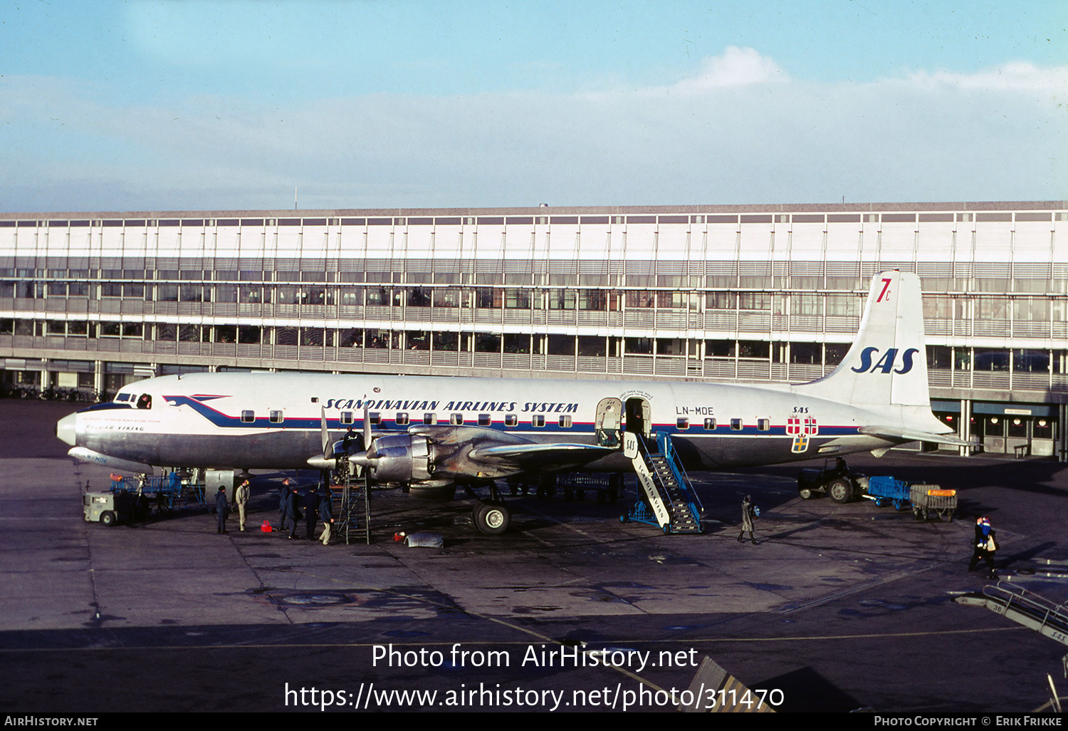 Aircraft Photo of LN-MOE | Douglas DC-7C | Scandinavian Airlines System - SAS | AirHistory.net #311470