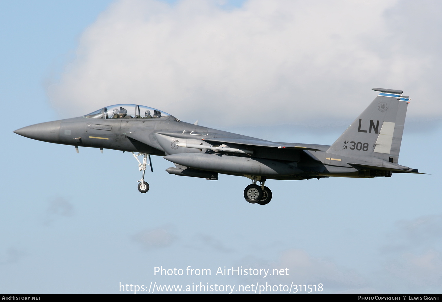 Aircraft Photo of 91-0308 / AF91-308 | McDonnell Douglas F-15E Strike Eagle | USA - Air Force | AirHistory.net #311518