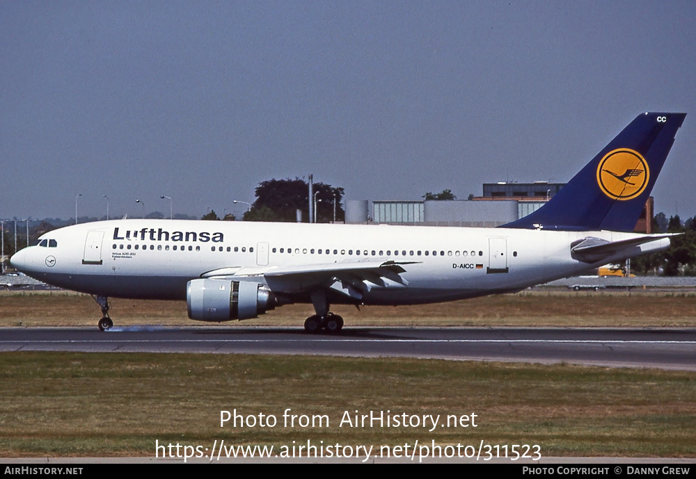 Aircraft Photo of D-AICC | Airbus A310-203 | Lufthansa | AirHistory.net #311523