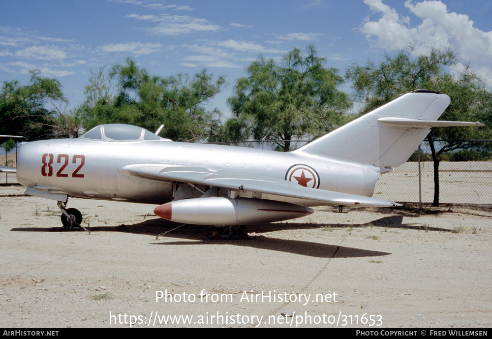 Aircraft Photo of 822 | PZL-Mielec Lim-2 (MiG-15bis) | Poland - Air Force | North Korea - Air Force | AirHistory.net #311653