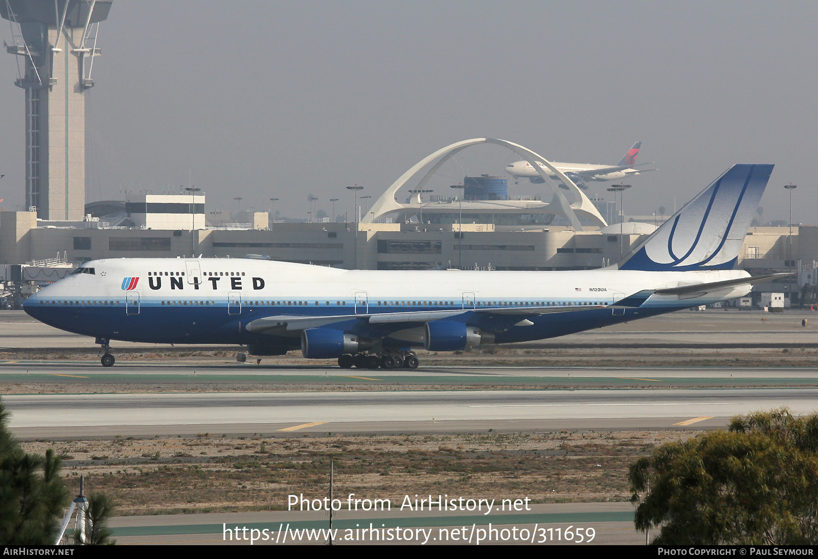 Aircraft Photo of N120UA | Boeing 747-422 | United Airlines | AirHistory.net #311659