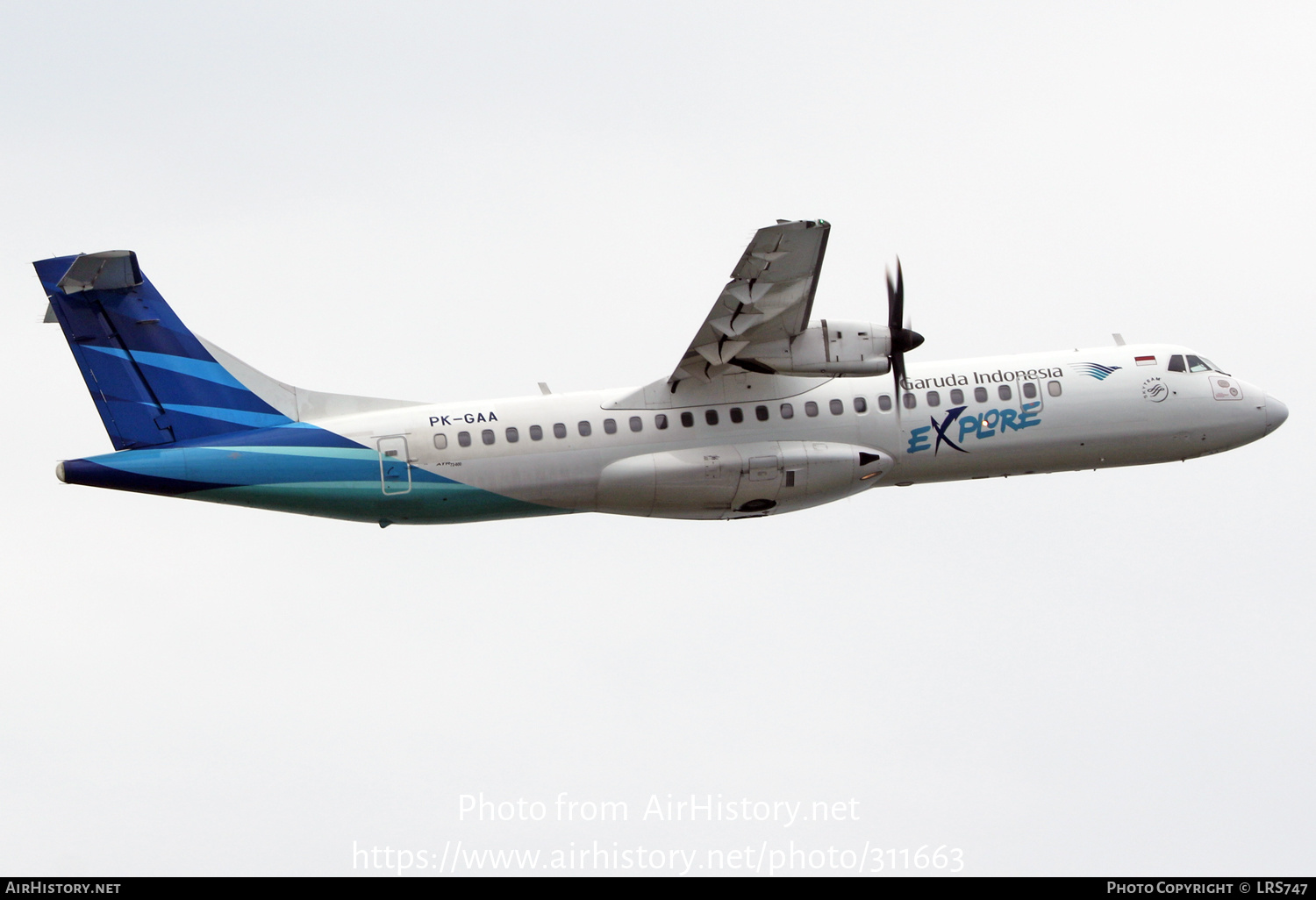 Aircraft Photo of PK-GAA | ATR ATR-72-600 (ATR-72-212A) | Garuda Indonesia Explore | AirHistory.net #311663