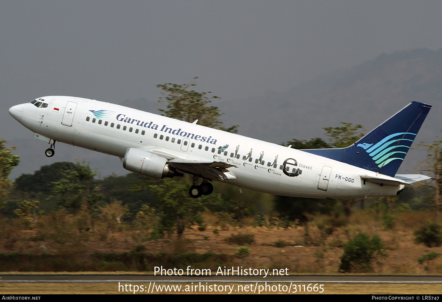 Aircraft Photo of PK-GGG | Boeing 737-3U3 | Garuda Indonesia | AirHistory.net #311665