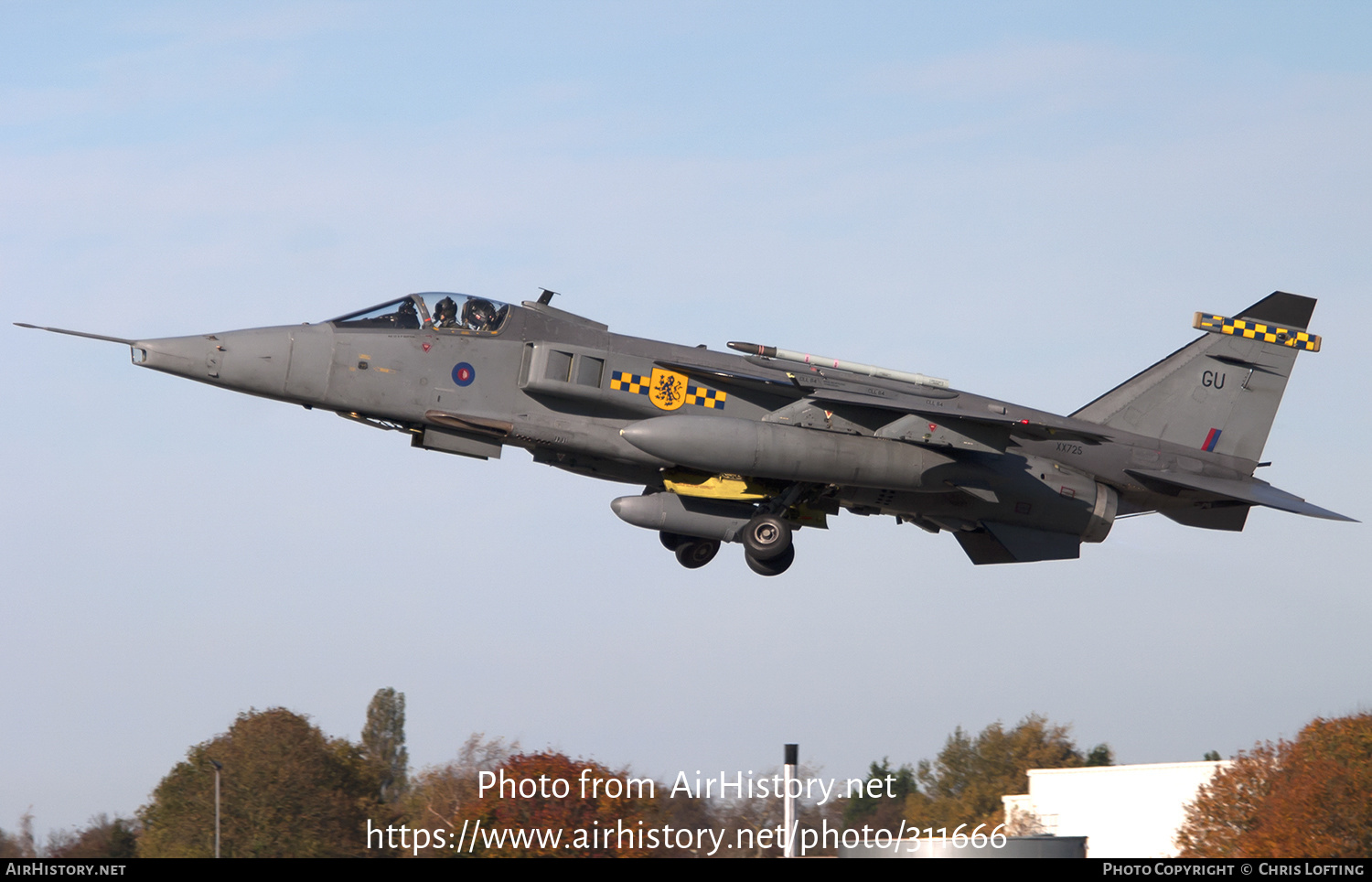 Aircraft Photo of XX725 | Sepecat Jaguar GR3A | UK - Air Force | AirHistory.net #311666